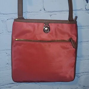 MICHAEL Michael Kors Kempton Large Pocket Crossbody Orange